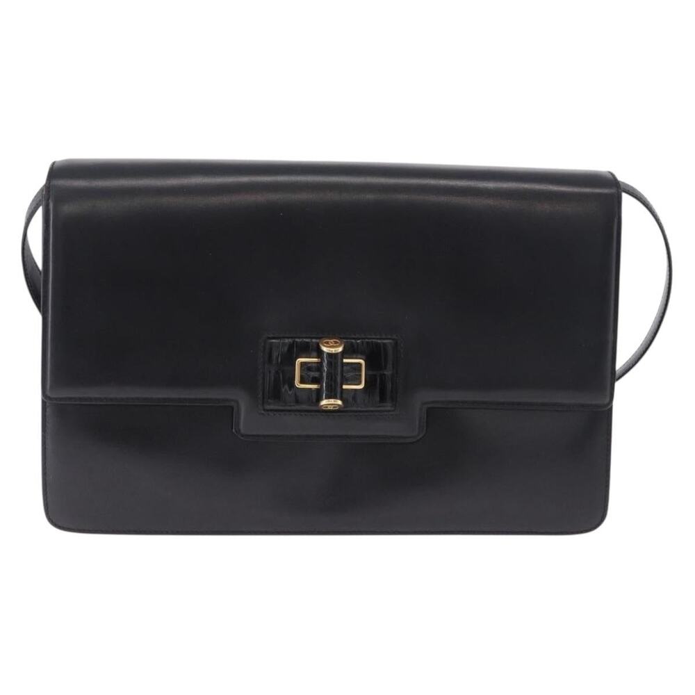 Gucci Guccissima Shoulder Bag Black